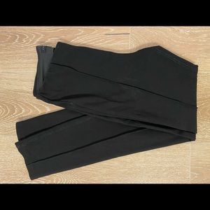 Sanctuary black ponte leggings with seam like new